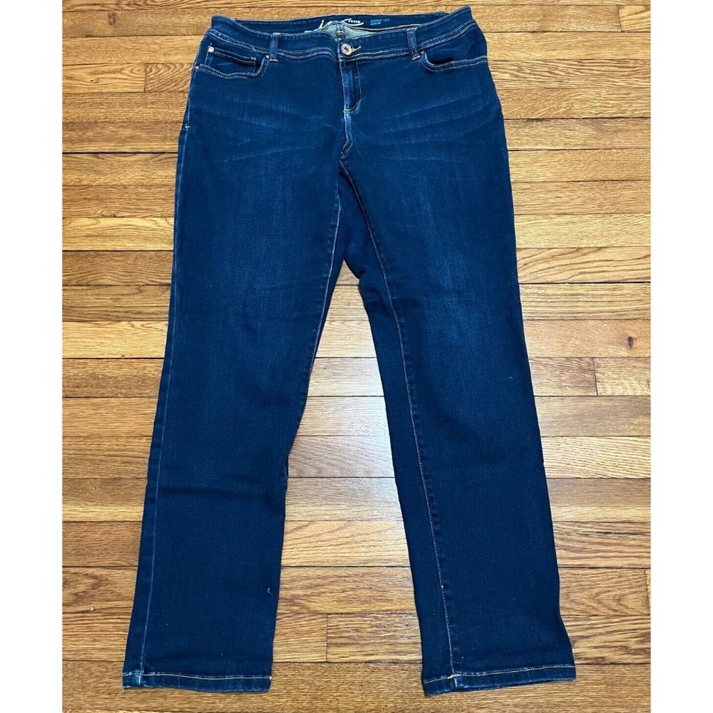 INC International Concepts Skinny Jeans Women's Size 14 Blue Stretch Denim